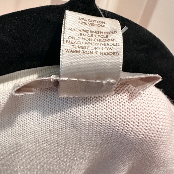 LOFT Soft White Knit Cardigan - Picture 3 of 3